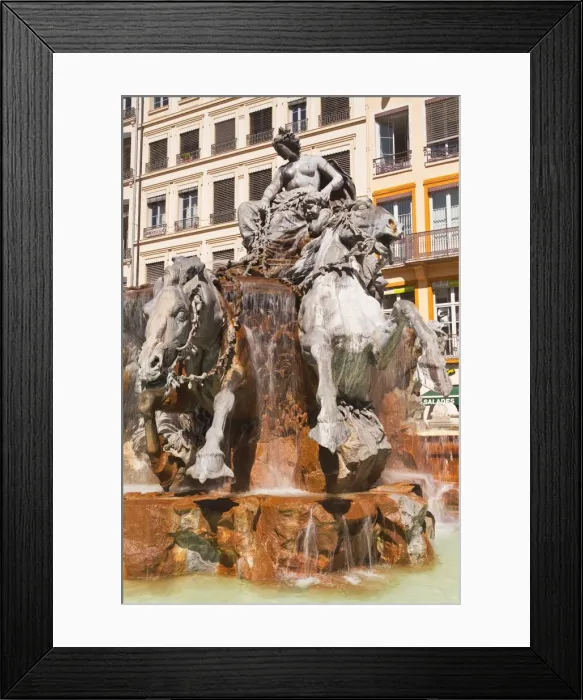 Framed Print : Fontaine Bartholdi in Place des Terreaux, Lyon, Rhone, Rhone-Alpes, France, Europe Framed Print : Fontaine Bartholdi in Place des Terreaux, Lyon, Rhone, Rhone-Alpes, France, Europe
