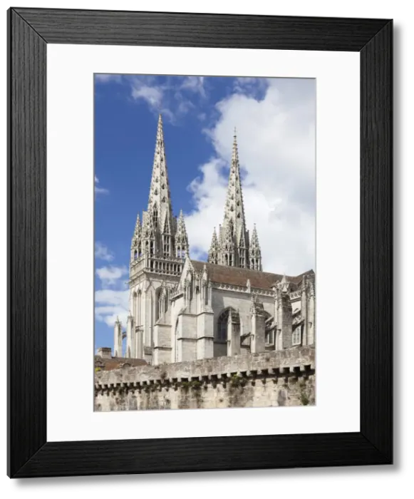 Framed Print : Saint Corentin Cathedral, Quimper, Finistere, Brittany, France, Europe Framed Print : Saint Corentin Cathedral, Quimper, Finistere, Brittany, France, Europe