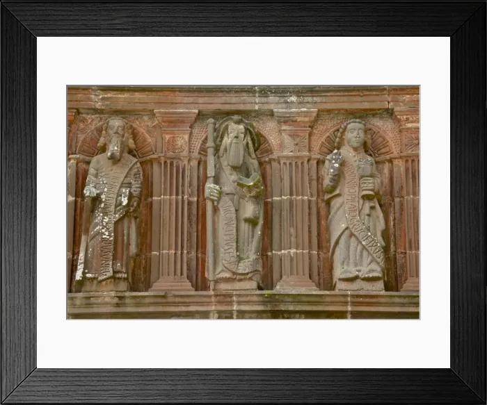 Framed Print : Detail of porch dating from the 15th century of Apostles, La Martyre, Finistere, Brittany, France, Europe Framed Print : Detail of porch dating from the 15th century of Apostles, La Martyre, Finistere, Brittany, France, Europe