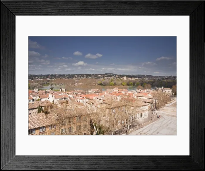 Framed Print : The view over the city of Avignon towards Villeneuve-les-Avignon, Avignon, Vaucluse, France, Europe Framed Print : The view over the city of Avignon towards Villeneuve-les-Avignon, Avignon, Vaucluse, France, Europe