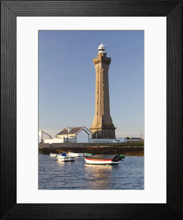 Framed Print : Lighthouse of Phare d Eckmuhl, Penmarc h, Finistere, Brittany, France, Europe Framed Print : Lighthouse of Phare d Eckmuhl, Penmarc h, Finistere, Brittany, France, Europe