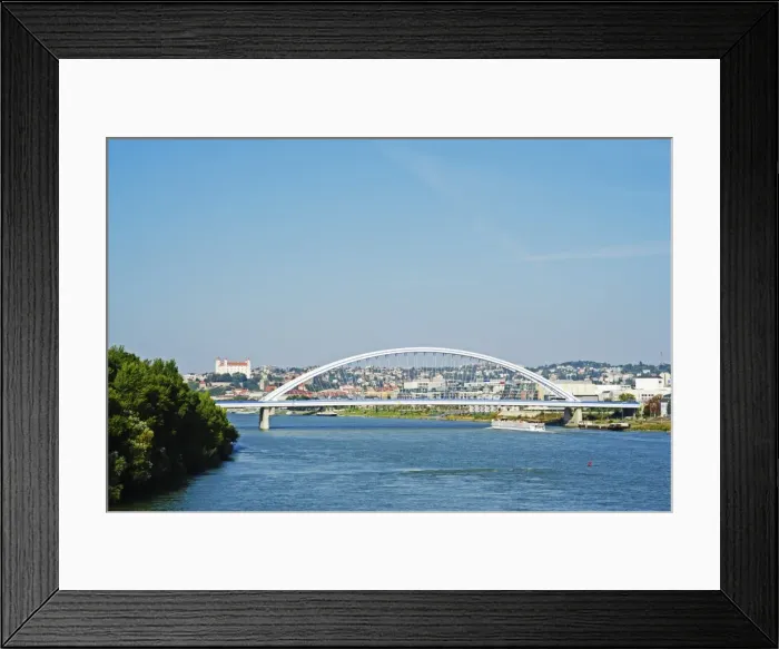Framed Print : Apollo Most bridge, Bratislava Castle, Danube River, Bratislava, Slovakia, Europe Framed Print : Apollo Most bridge, Bratislava Castle, Danube River, Bratislava, Slovakia, Europe