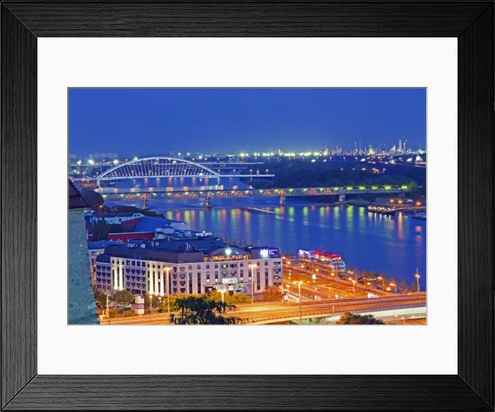 Framed Print : Apollo Most bridge, Danube River, Bratislava, Slovakia, Europe Framed Print : Apollo Most bridge, Danube River, Bratislava, Slovakia, Europe