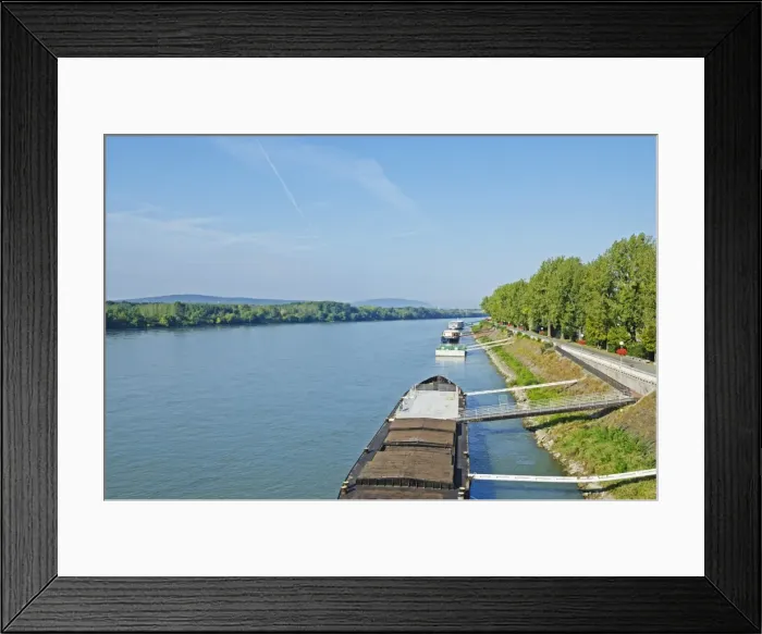 Framed Print : Danube River, Bratislava, Slovakia, Europe
