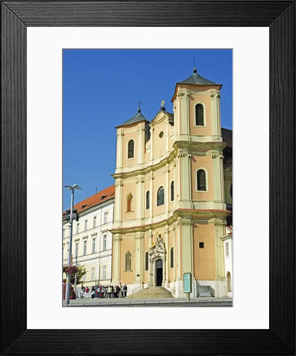 Framed Print : Holy Trinity baroque style church, Bratislava, Slovakia, Europe Framed Print : Holy Trinity baroque style church, Bratislava, Slovakia, Europe