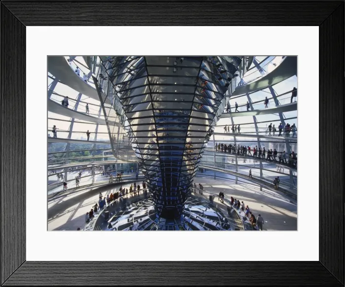 Framed Print : Interior of the Bundestag, Berlin, Germany Framed Print : Interior of the Bundestag, Berlin, Germany