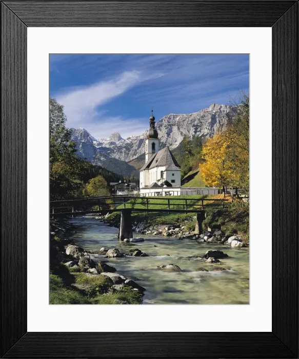 Framed Print : Ramsau, Bavaria, Germany Framed Print : Ramsau, Bavaria, Germany