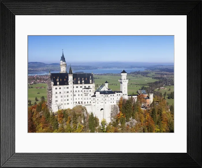 Framed Print : Neuschwanstein Castle, Hohenschwangau, Fussen, Ostallgau, Allgau, Allgau Alps, Bavaria, Germany, Europe Framed Print : Neuschwanstein Castle, Hohenschwangau, Fussen, Ostallgau, Allgau, Allgau Alps, Bavaria, Germany, Europe