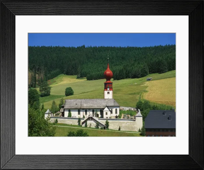 Framed Print : Church and Cemetery, Urach, Black Forest, Baden Wurttemberg, Bavaria, Germany Framed Print : Church and Cemetery, Urach, Black Forest, Baden Wurttemberg, Bavaria, Germany