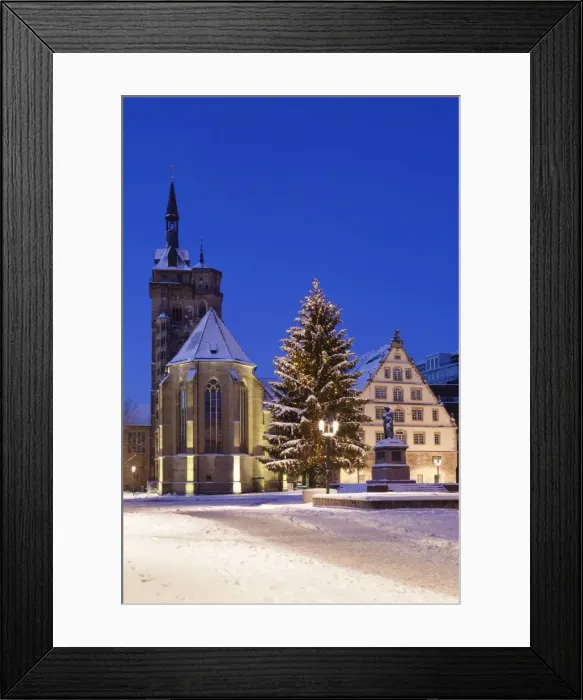 Framed Print : Schillerplatz with Stiftskirche, Christmas tree and Schillerdenkmal, Stuttgart, Baden Wurttemberg, Germany, Europe Framed Print : Schillerplatz with Stiftskirche, Christmas tree and Schillerdenkmal, Stuttgart, Baden Wurttemberg, Germany, Europe