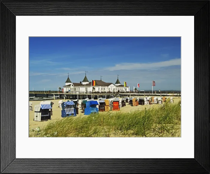 Framed Print : Seebruecke Ahlbeck, Ahlbeck, Usedom, Mecklenburg-Vorpommern, Germany, Baltic Sea, Europe Framed Print : Seebruecke Ahlbeck, Ahlbeck, Usedom, Mecklenburg-Vorpommern, Germany, Baltic Sea, Europe