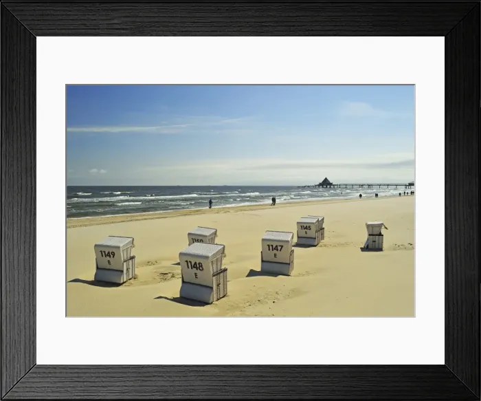 Framed Print : Beach chairs, Usedom, Baltic Sea, Mecklenburg-Vorpommern, Germany, Europe Framed Print : Beach chairs, Usedom, Baltic Sea, Mecklenburg-Vorpommern, Germany, Europe