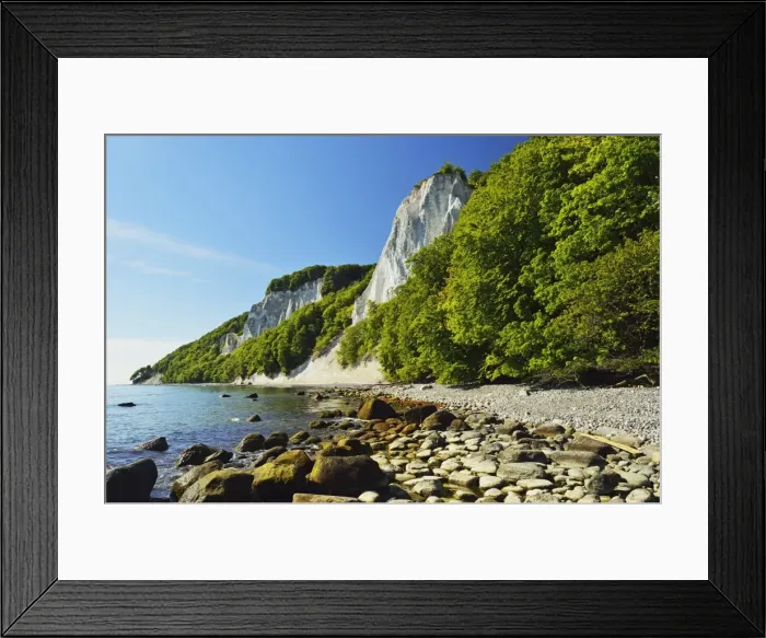 Framed Print : Koenigsstuhl, chalk cliffs, Jasmund National Park, Ruegen Islan (Rugen Island), Mecklenburg-Vorpommern, Germany, Baltic Sea, Europe Framed Print : Koenigsstuhl, chalk cliffs, Jasmund National Park, Ruegen Islan (Rugen Island), Mecklenburg-Vorpommern, Germany, Baltic Sea, Europe