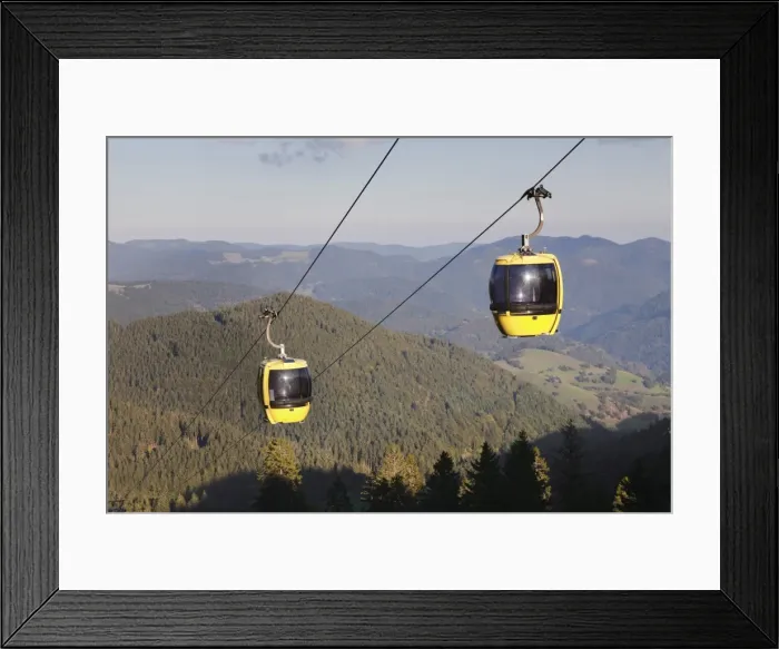 Framed Print : Cable car, Belchen summit, Black Forest, Baden Wurttemberg, Germany, Europe Framed Print : Cable car, Belchen summit, Black Forest, Baden Wurttemberg, Germany, Europe
