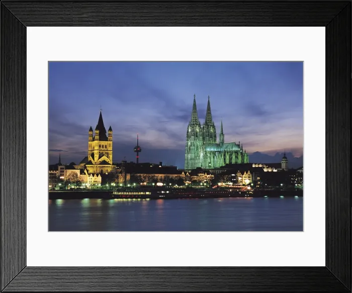 Framed Print : Cologne Skyline, Germany Framed Print : Cologne Skyline, Germany