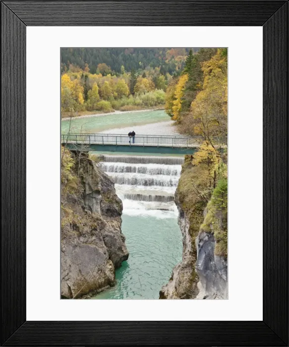 Framed Print : Lech River Waterfall in autumn, Fussen, Ostallgau, Allgau, Allgau Alps, Bavaria, Germany, Europe Framed Print : Lech River Waterfall in autumn, Fussen, Ostallgau, Allgau, Allgau Alps, Bavaria, Germany, Europe