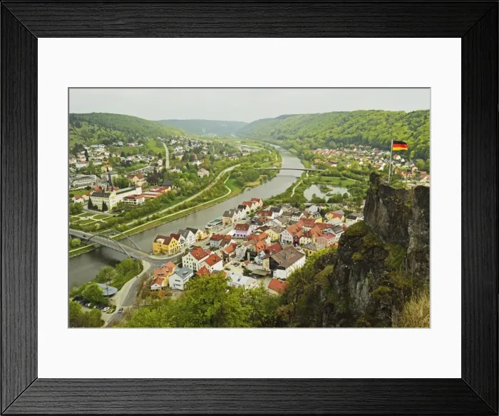 Framed Print : View of Riedenburg, Altmuehl Valley, Bavaria, Germany, Europe Framed Print : View of Riedenburg, Altmuehl Valley, Bavaria, Germany, Europe