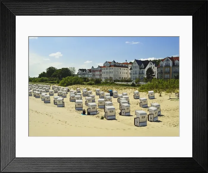 Framed Print : Beach chairs, Bansin, Usedom, Mecklenburg-Vorpommern, Germany, Baltic Sea, Europe Framed Print : Beach chairs, Bansin, Usedom, Mecklenburg-Vorpommern, Germany, Baltic Sea, Europe