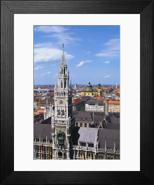 Framed Print : City Hall, Marienplatz, Bavaria, Germany, Europe Framed Print : City Hall, Marienplatz, Bavaria, Germany, Europe
