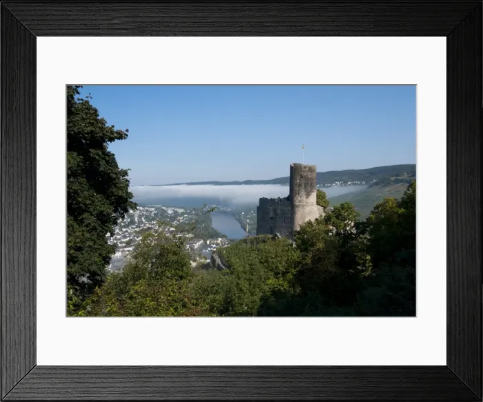 Framed Print : Landshut Castle and Mosel valley at Bernkastel-Kues, Rhineland-Palatinate, Germany, Europe Framed Print : Landshut Castle and Mosel valley at Bernkastel-Kues, Rhineland-Palatinate, Germany, Europe