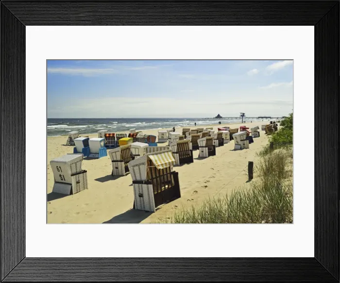 Framed Print : Beach chairs, Usedom, Mecklenburg-Vorpommern, Germany, Baltic Sea, Europe Framed Print : Beach chairs, Usedom, Mecklenburg-Vorpommern, Germany, Baltic Sea, Europe