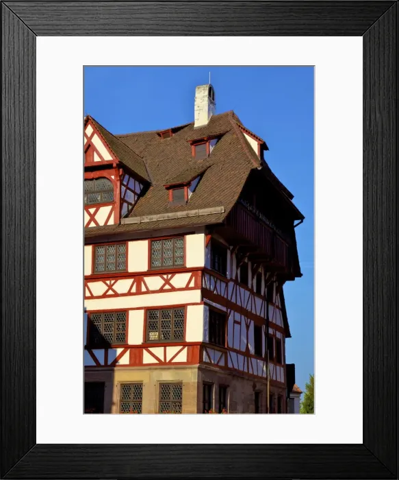 Framed Print : Albrecht Durers House, Nuremberg, Bavaria, Germany, Europe Framed Print : Albrecht Durers House, Nuremberg, Bavaria, Germany, Europe