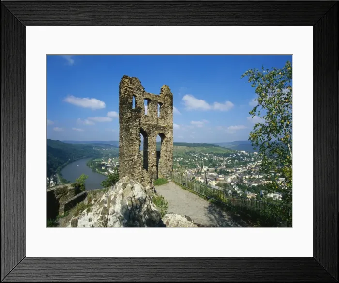 Framed Print : Grevenburg Castle Ruin, Mosel, Germany Framed Print : Grevenburg Castle Ruin, Mosel, Germany