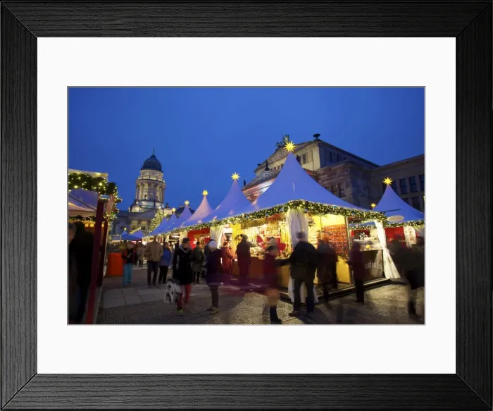 Framed Print : Xmas Market, German Cathedral, Gendarmenmarkt, Berlin, Germany, Europe Framed Print : Xmas Market, German Cathedral, Gendarmenmarkt, Berlin, Germany, Europe