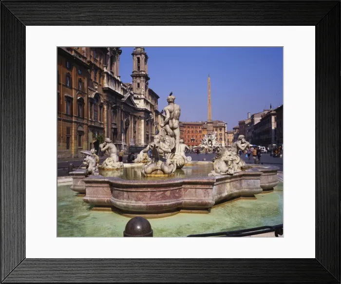 Framed Print : Piazza Navona, Rome, Italy Framed Print : Piazza Navona, Rome, Italy
