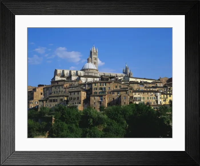 Framed Print : Cathedral, Siena, Tuscany, Italy
