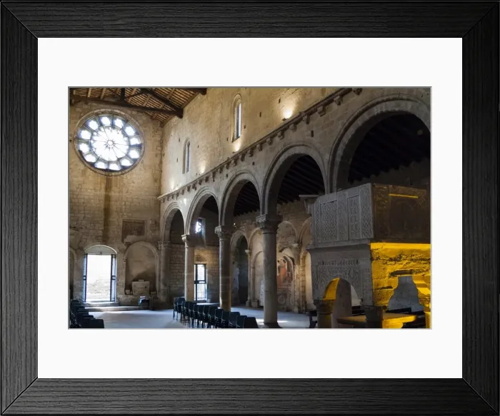 Framed Print : Interior of Santa Maria Maggiore Church, Tuscania, Viterbo province, Latium, Italy, Europe Framed Print : Interior of Santa Maria Maggiore Church, Tuscania, Viterbo province, Latium, Italy, Europe