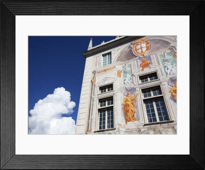 Framed Print : Palazzo San Giorgio at the Old Port in Genoa, Liguria, Italy, Europe Framed Print : Palazzo San Giorgio at the Old Port in Genoa, Liguria, Italy, Europe