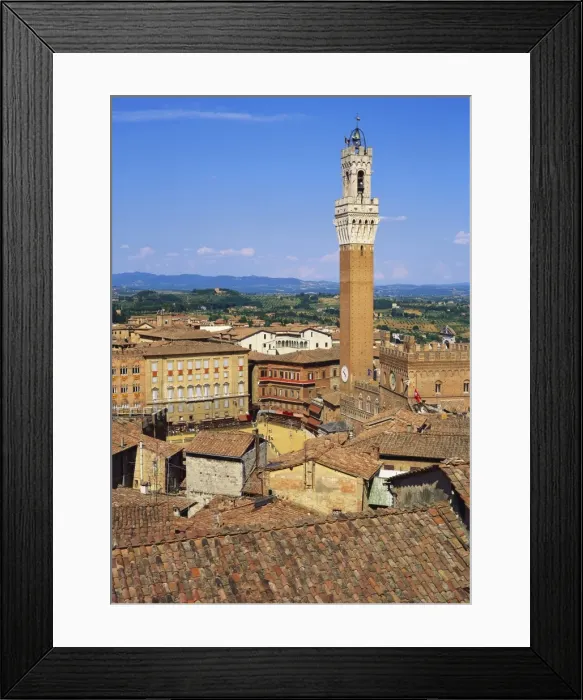 Framed Print : Torre del Mangia, Siena, Italy Framed Print : Torre del Mangia, Siena, Italy