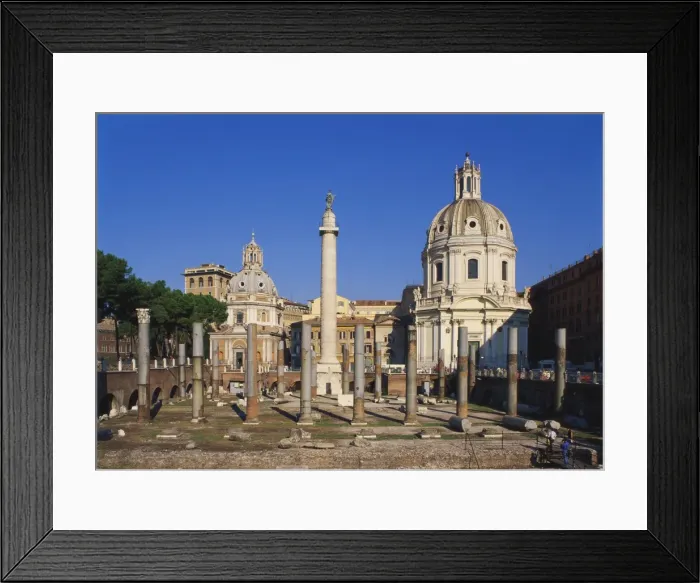 Framed Print : Trajans Forum, Rome, Italy Framed Print : Trajans Forum, Rome, Italy