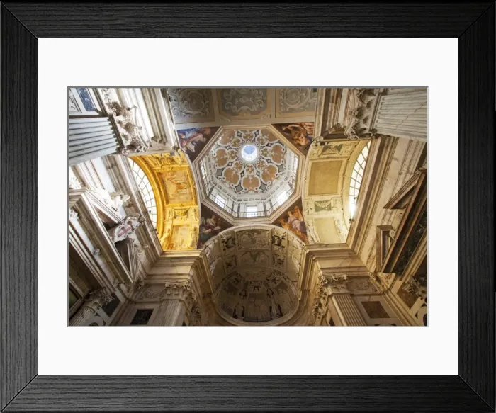 Framed Print : Interior of San Pietro in Banchi Church, Genoa, Liguria, Italy, Europe Framed Print : Interior of San Pietro in Banchi Church, Genoa, Liguria, Italy, Europe