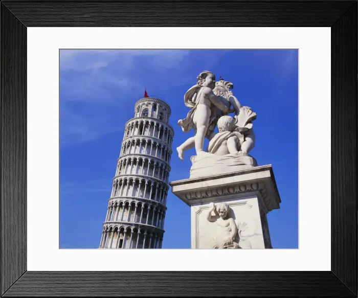 Framed Print : Leaning Tower of Pisa, Pisa, Italy Framed Print : Leaning Tower of Pisa, Pisa, Italy