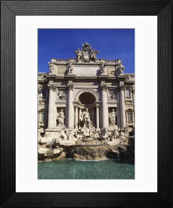 Framed Print : Trevi Fountain, Rome, Italy Framed Print : Trevi Fountain, Rome, Italy