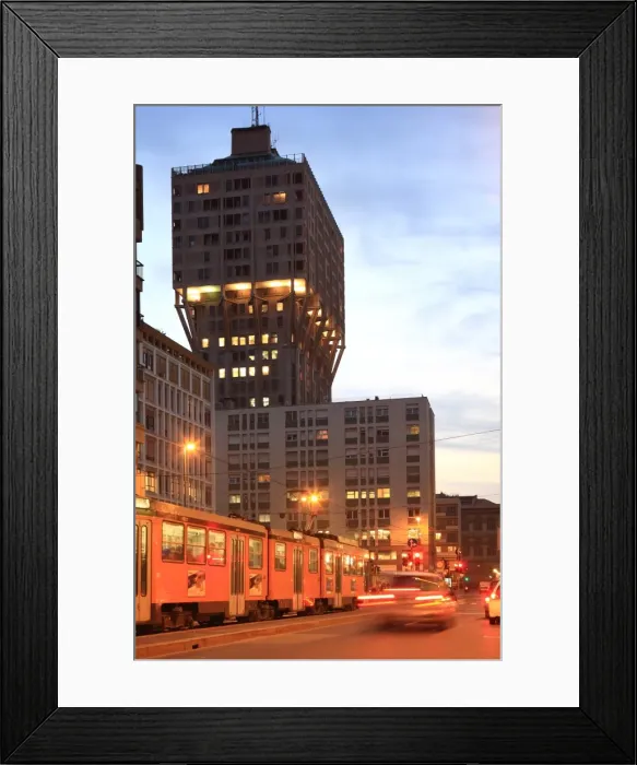 Framed Print : Velasca Tower, Milan, Lombardy, Italy, Europe Framed Print : Velasca Tower, Milan, Lombardy, Italy, Europe