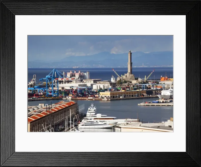 Framed Print : The Lanterna, the oldest working lighthouse in the world, from Castelletto Viewpoint, Genoa, Liguria, Italy, Europe Framed Print : The Lanterna, the oldest working lighthouse in the world, from Castelletto Viewpoint, Genoa, Liguria, Italy, Europe