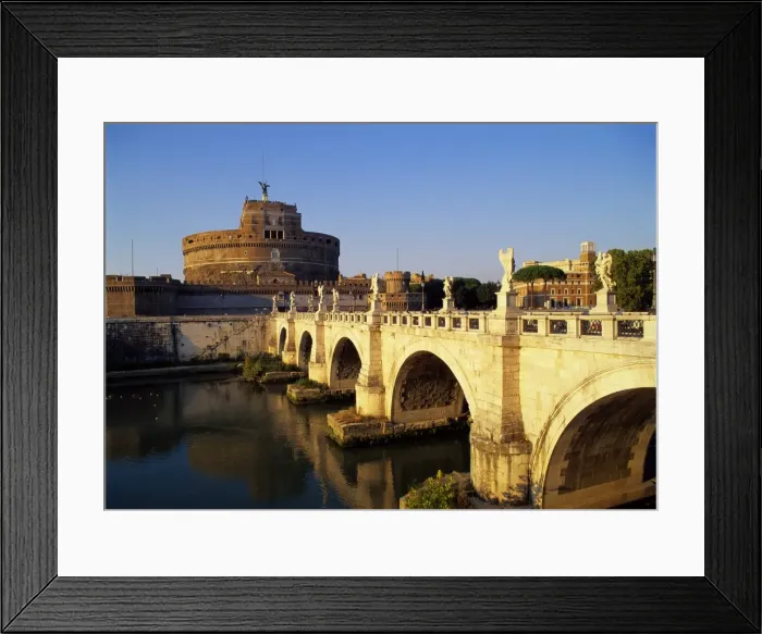 Framed Print : Castle San Angelo, Rome, Italy Framed Print : Castle San Angelo, Rome, Italy
