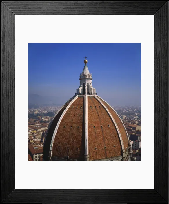 Framed Print : Elevated View of the Roof of the Duomo and Cityscape, Florence, Tuscany, Italy Framed Print : Elevated View of the Roof of the Duomo and Cityscape, Florence, Tuscany, Italy