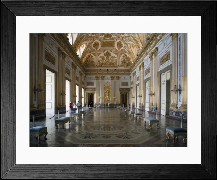 Framed Print : Throne room, Royal Palace, Caserta, Campania, Italy, Europe Framed Print : Throne room, Royal Palace, Caserta, Campania, Italy, Europe