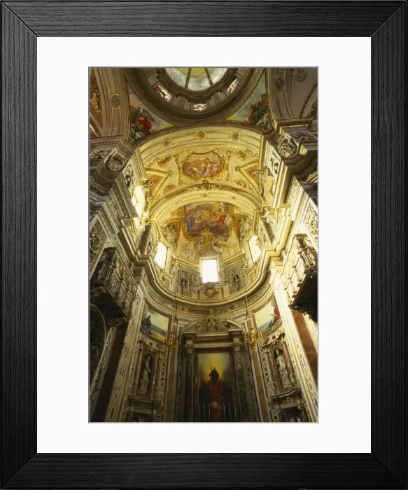 Framed Print : Ornate, Domed Ceiling of La Martorana, Palermo, Sicily, Italy Framed Print : Ornate, Domed Ceiling of La Martorana, Palermo, Sicily, Italy