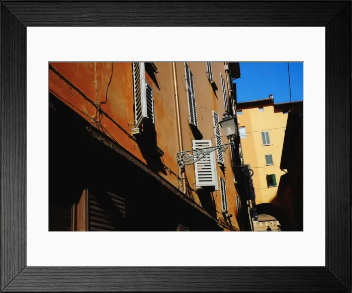 Framed Print : Via Clavature, Bologna, Emilia-Romagna, Italy, Europe