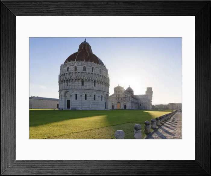 Framed Print : Baptistery, Duomo Santa Maria Assunta and the Leaning Tower, Piazza dei Miracoli, UNESCO World Heritage Site, Pisa, Tuscany, Italy, Europe Framed Print : Baptistery, Duomo Santa Maria Assunta and the Leaning Tower, Piazza dei Miracoli, UNESCO World Heritage Site, Pisa, Tuscany, Italy, Europe