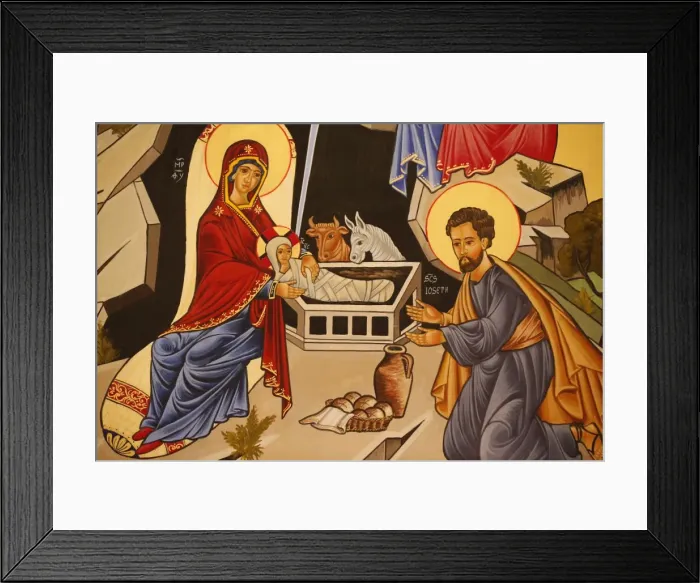 Framed Print : Christmas crib depicting The Nativity, Rome, Lazio, Italy, Europe Framed Print : Christmas crib depicting The Nativity, Rome, Lazio, Italy, Europe