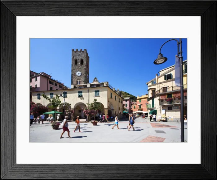Framed Print : The Old Town and Church of St. John at Monterosso al Mare, Cinque Terre, UNESCO World Heritage Site, Liguria, Italy, Europe Framed Print : The Old Town and Church of St. John at Monterosso al Mare, Cinque Terre, UNESCO World Heritage Site, Liguria, Italy, Europe
