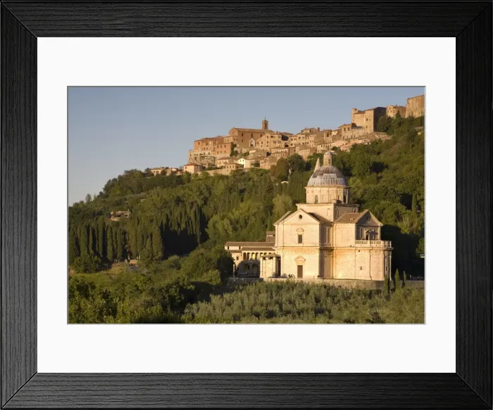 Framed Print : The hilltop village of Montepulciano, Tuscany, Italy, Europe Framed Print : The hilltop village of Montepulciano, Tuscany, Italy, Europe