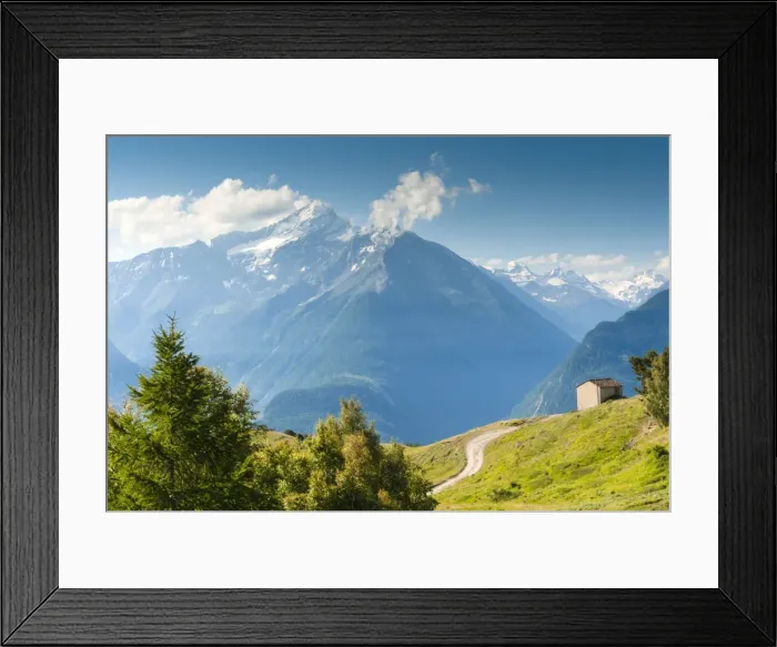 Framed Print : Grand Nomenon, Aosta Valley, Italian Alps, Italy, Europe Framed Print : Grand Nomenon, Aosta Valley, Italian Alps, Italy, Europe