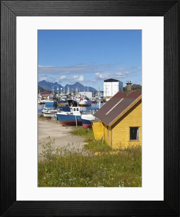 Framed Print : The shipping town of Ballstad, Vestvagoy, Lofoten Islands, Nordland, Norway, Scandinavia, Europe Framed Print : The shipping town of Ballstad, Vestvagoy, Lofoten Islands, Nordland, Norway, Scandinavia, Europe
